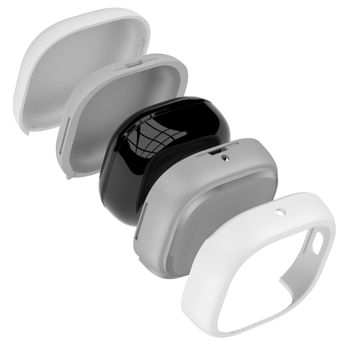 کاور سامورایی مدل Quad-16 مناسب برای کیس هدفون سامسونگ  Galaxy Buds Live / Buds Pro / Buds 2 / Buds 2 Pro / Buds FE