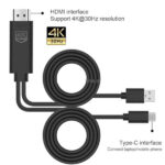 کابل تبدیل USB-C به HDMI اونتن مدل UC505 طول 1.8 متر